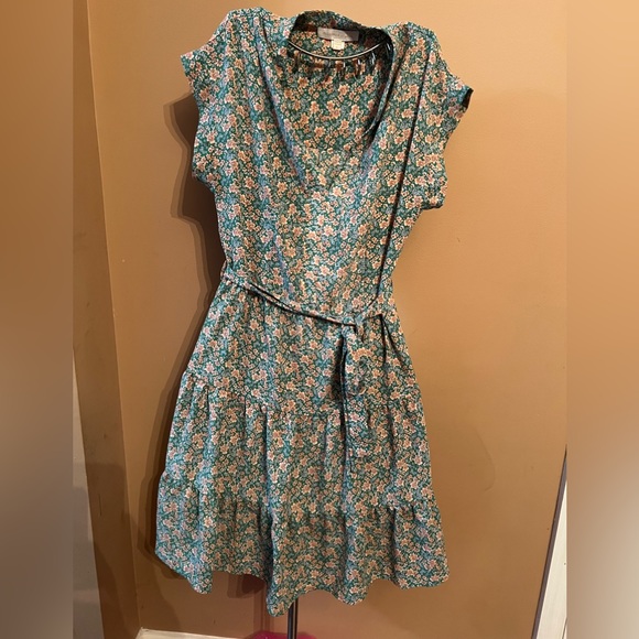 Floral Monteau Dress Size L - Picture 2 of 3